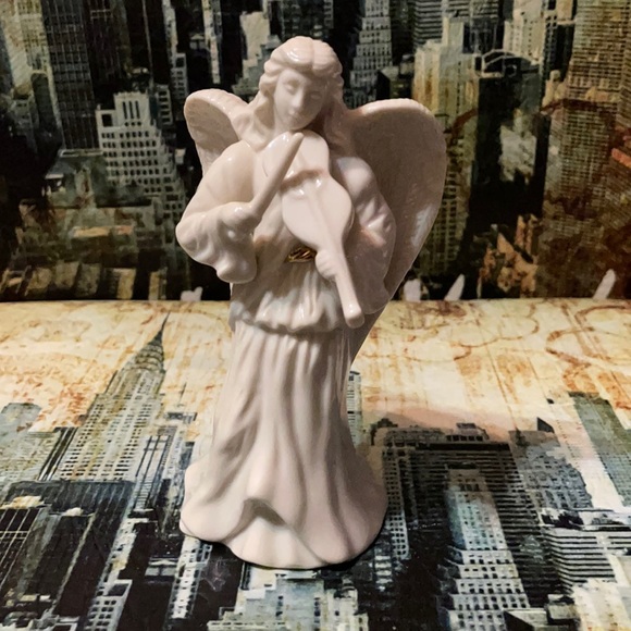Lenox Other - Lenox Angel Playing Violin Figurine Ceramic Statue Home Decor